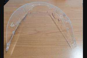 Plexiglass trasparente Yamaha R1 2020 - MXPPMT12408