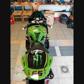 Carene stradali in abs verniciate compatibili con Kawasaki ZX6R 636 2003 - 2004 - MXPCAV3552