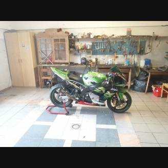 Lackierte Straße Verkleidung auf ABS kompatibel mit Kawasaki ZX6R 636 2003 - 2004 - MXPCAV3552