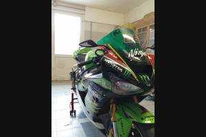 Lackierte Straße Verkleidung auf ABS kompatibel mit Kawasaki ZX6R 636 2003 - 2004 - MXPCAV3552