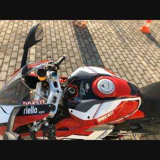 Carenage en abs pour la roue avec peinture compatible avec Ducati Panigale V4 V4S pour Akrapovic Échappement - MXPCAV11947