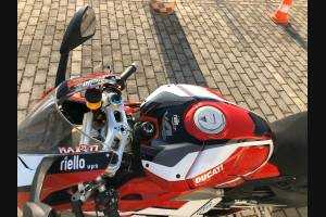 Painted street fairings in abs compatible with Ducati Panigale V4 V4S for Akrapovic exhaust - MXPCAV11947