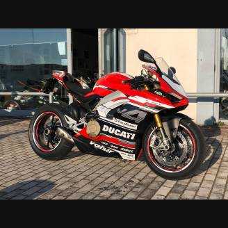 Lackierte Straße Verkleidung auf ABS kompatibel mit Ducati Panigale V4 V4S fur Akrapovic Auspuff - MXPCAV11947