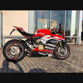 Carene stradali in abs verniciate compatibili con Ducati Panigale V4 V4S per scarico Akrapovic - MXPCAV11947