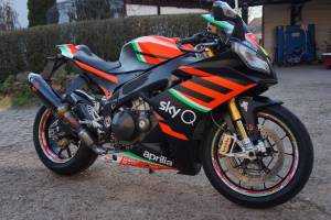 Lackierte Straße Verkleidung auf ABS kompatibel mit Aprilia RSV4 2009 - 2014 - MXPCAV12358