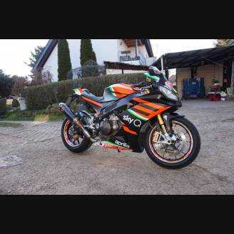 Lackierte Straße Verkleidung auf ABS kompatibel mit Aprilia RSV4 2009 - 2014 - MXPCAV12358