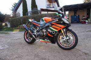 Lackierte Straße Verkleidung auf ABS kompatibel mit Aprilia RSV4 2009 - 2014 - MXPCAV12358