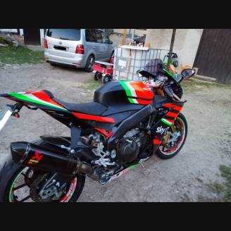 Lackierte Straße Verkleidung auf ABS kompatibel mit Aprilia RSV4 2009 - 2014 - MXPCAV12358