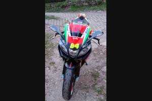 Carenage en abs pour la roue avec peinture compatible avec Aprilia RSV4 2009 - 2014 - MXPCAV12358