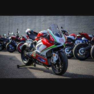 Painted street fairings in abs compatible with Ducati Panigale V4 V4S for Akrapovic exhaust - MXPCAV7368
