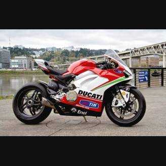 Painted street fairings in abs compatible with Ducati Panigale V4 V4S for Akrapovic exhaust - MXPCAV7368