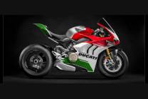 Painted street fairings in abs compatible with Ducati Panigale V4 V4S for Akrapovic exhaust Matt fluo 2020 -2021 - MXPCAV12655