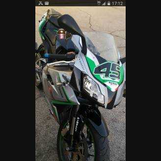 Lackierte Straße Verkleidung auf ABS kompatibel mit Aprilia RS 125 2006 - 2010 - MXPCAV7561