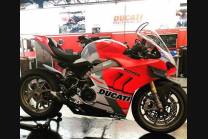 Carenage abs pour la roue avec peinture compatible avec Ducati Panigale V4R pour Akrapovic Échappement Matt fluo - MXPCAV11956