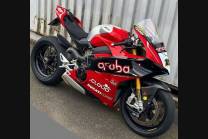 Carene stradali in abs verniciate per Ducati Panigale V4 V4S per scarico Akrapovic 2020 - 2021 - MXPCAV12702