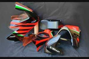 Carene racing verniciate Aprilia RSV4 2015 - 2020 Fluo + finitura opaco - MXPCRV11898