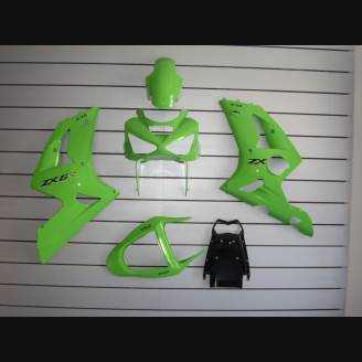 Carenados en abs pintados para la calle compatible con Kawasaki ZX6R 636 2003 - 2004 - MXPCAV1732