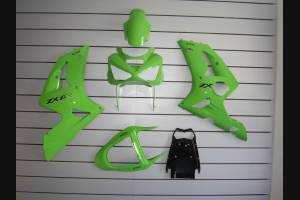 Carene stradali in abs verniciate compatibili con Kawasaki ZX6R 636 2003 - 2004 - MXPCAV1732