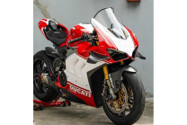 Painted Race Fairings Ducati Panigale V4 V4S 2020 with back seat Neoprene seat + screws, fasteners - MXPCRV12773