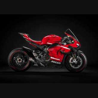 Painted street fairings in abs compatible with Ducati Panigale V4R for Akrapovic exhaust - MXPCAV12761