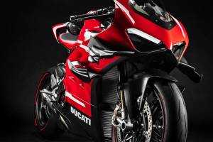Painted street fairings in abs compatible with Ducati Panigale V4R for Akrapovic exhaust - MXPCAV12761