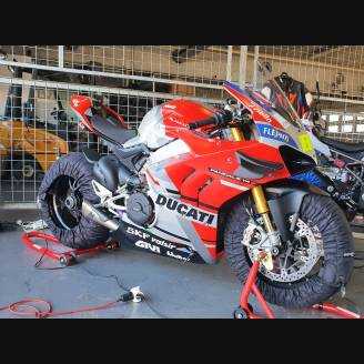 Carenage Racing Peint Ducati Panigale V4 V4S 2020 de Pare-bouee coque Neoprene + crochets rapide - MXPCRV12773