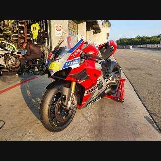 Carene Racing Verniciate Ducati Panigale V4 V4S 2020 + viti, ganci rapidi - MXPCRV12773