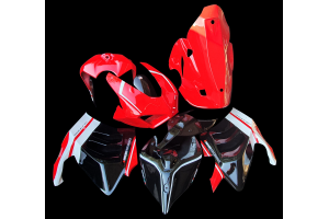 Carenage Racing Peint Ducati Panigale V4 V4S 2020 de Pare-bouee coque Neoprene + crochets rapide - MXPCRV12773