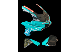 Lackierte Rennverkleidung Yamaha R1 2020 + Schrauben, Schnellverschlüsse -MXPCRV12771