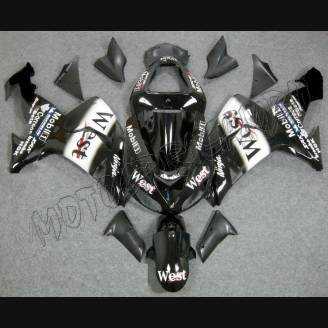 Lackierte Straße Verkleidung auf ABS kompatibel mit Kawasaki ZX10R 2006 - 2007 - MXPCAV1764