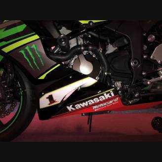 Lackierte Straße Verkleidung auf ABS kompatibel mit Kawasaki ZX6R 2019 - 2020 - MXPCAV12827