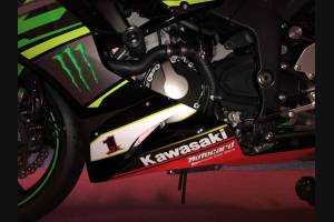 Lackierte Straße Verkleidung auf ABS kompatibel mit Kawasaki ZX6R 2019 - 2020 - MXPCAV12827