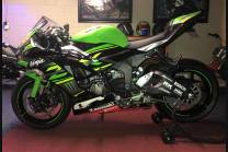 Painted street fairings in abs compatible with Kawasaki ZX6R 2019 - 2020 - MXPCAV12827 2