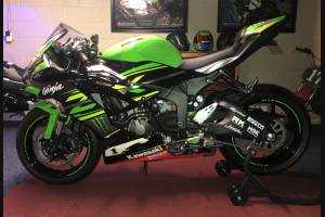 Lackierte Straße Verkleidung auf ABS kompatibel mit Kawasaki ZX6R 2019 - 2020 - MXPCAV12827