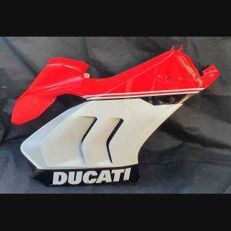 Painted street fairings in abs compatible with Ducati Panigale V4 V4S for Akrapovic exhaust 2020 -2021 - MXPCAV12786