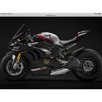 Lackierte Straße Verkleidung auf ABS mit Ducati Panigale V4 V4S fur Akrapovic Auspuff 2020 - 2021 - MXPCAV12832