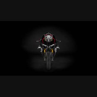 Lackierte Straße Verkleidung auf ABS mit Ducati Panigale V4 V4S fur Akrapovic Auspuff 2020 - 2021 - MXPCAV12832