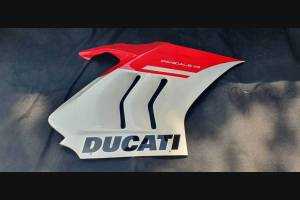 Carenage Racing Peint Ducati Panigale V4 V4S 2020 - 2021 de Pare-bouee coque Neoprene + crochets rapide - MXPCRV12773