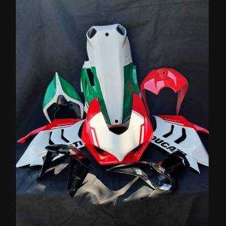Painted Race Fairings Ducati Panigale V4 V4S 2020 - 2021 with back seat Neoprene seat + screws, fasteners - MXPCRV12773