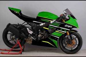 carenado barnizado Kawasaki Zx6R 636 2013 - 2018 + tornillos, tornillos rapidos MXPCRV12865