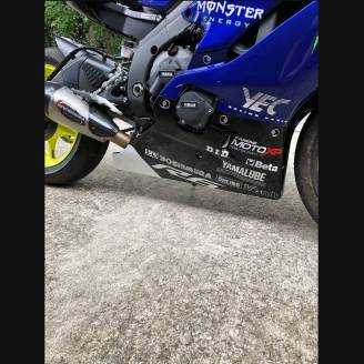 Carene racing Yamaha R6 2017 - 2021 verniciate + viti con gommino, ganci rapidi MXPCRV12868