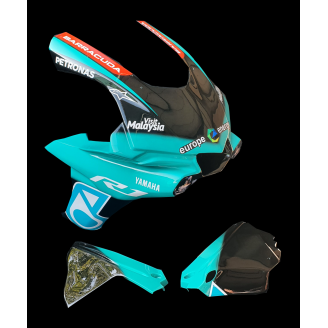 Lackierte Rennverkleidung Yamaha R1 2015 - 2019 + Schrauben, Schnellverschlüsse -MXPCRV12870