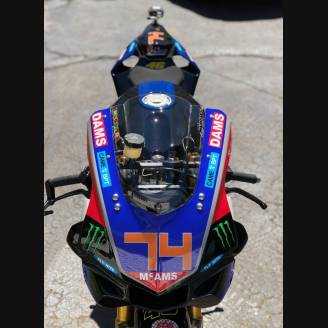 Lackierte Rennverkleidung Yamaha R1 2015 - 2019 + Schrauben, Schnellverschlüsse -MXPCRV12873