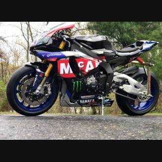 Painted Race Fairings Yamaha R1 2015 - 2019 + screws, fasteners -MXPCRV12873