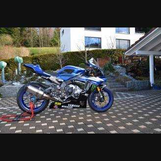 Lackierte Rennverkleidung Yamaha R1 2020 - 2021 + Schrauben, Schnellverschlüsse -MXPCRV12876