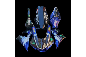 Carenage Racing Peint Yamaha R1 2020 - 2021 + crochets rapides -MXPCRV12876