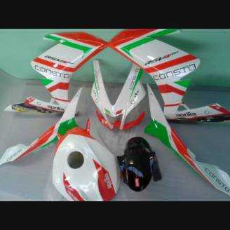 Complete and painted fairings Abs Aprilia RSV4 APR14 FRBL