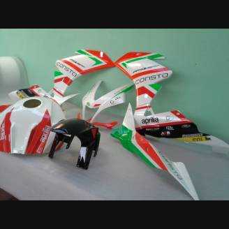 Complete and painted fairings Abs Aprilia RSV4 APR14 FRBL