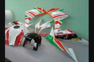 Complete and painted fairings Abs Aprilia RSV4 APR14 FRBL