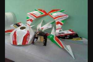 Complete and painted fairings Abs Aprilia RSV4 APR14 FRBL